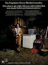 1969 FRIGIDAIRE Jet Action Máquina de Lavar Roupa Cobertor de Cavalo Estábulo Estampa Vintage Anúncio comprar usado  Enviando para Brazil