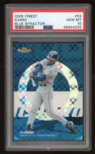 2005 Topps Finest Ichiro Suzuki Blue Xfractor #/150 PSA 10 GEM ESTADO PERFEITO | #53 POP 2! comprar usado  Enviando para Brazil