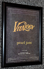 PEARL JAM band A4 FRAMED vitalogy ALBUM original 1994 promo art poster comprar usado  Enviando para Brazil