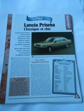 Lancia prisma 1983 d'occasion  La Verpillière