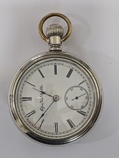 Vintage Elgin Natl Watch Co.18s Relógio de Bolso Não Funciona/PEÇAS (Lote-195) comprar usado  Enviando para Brazil
