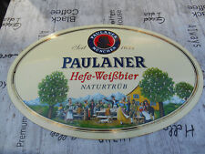 Emailschild paulaner hefe gebraucht kaufen  Wesendorf