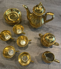 gold plated set tea for sale gold plated set tea for sale Huntington Beach