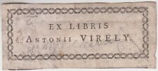 Libris antoine virely d'occasion  Toulouse-