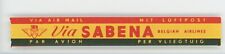 Belgian airline sabena for sale  Hightstown