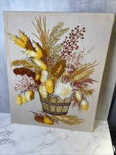 Vtg crewel wall for sale  Pittsburgh