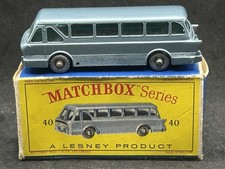 Matchbox Lesney 40 Leyland Royal Tiger Coach SPW (ESTADO PERFEITO) Caixa D2 Original (NM), usado comprar usado  Enviando para Brazil