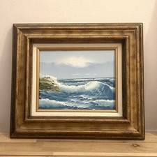ocean painting waves framed for sale  Racine