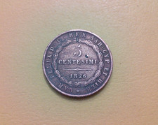 5 centesimi 1826 usato 5 centesimi 1826 usato  Italia