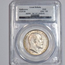 1910 halfcrown edward for sale  LEEDS
