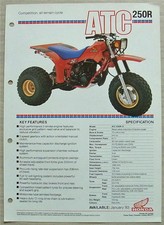Honda atc250r terrain for sale  LEICESTER