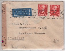 1943 stockholm luftpost gebraucht kaufen  Deutschland