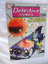 Usado, Detetive vintage quadrinhos Batman Robin abril #266 1959 satélite Gotham City comprar usado  Enviando para Brazil