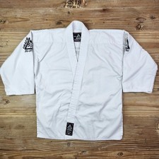 Jiu Jitsu Gracie University GI Kimono Robe Branco 1/140 Artes Marciais MMA 2 Cintos, usado comprar usado  Enviando para Brazil