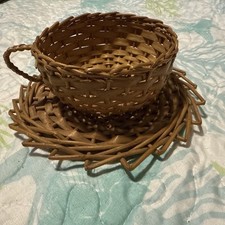 Vintage wicker rattan for sale  Constable