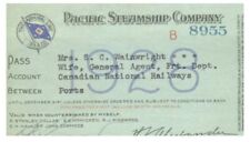 Pass pacific steamship for sale  Crete