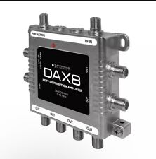Amplificador de distribuição de antena de TV DAX 8 saídas, saída para 8 televisores novo comprar usado  Enviando para Brazil