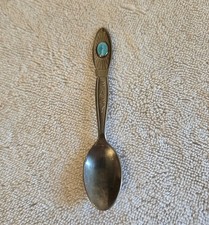 Primeira colher de esmalte vintage lembrança bebê Virgem Maria comprar usado  Enviando para Brazil