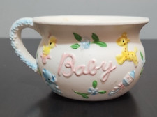 Plantador de copos vintage C-7130 NAPCOWARE JAPÃO bebê menina criado animais pintados à mão comprar usado  Enviando para Brazil
