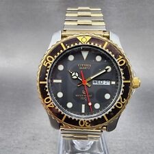 Citizen CQ relógio de mergulho masculino 40mm mostrador preto dois tons data do dia redondo nova bateria comprar usado Citizen CQ relógio de mergulho masculino 40mm mostrador preto dois tons data do dia redondo nova bateria comprar usado  Enviando para Brazil