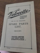 Velocette motorcycle spare for sale  CHESTERFIELD