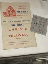 Chelsea millwall ticket for sale  BICESTER