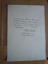Pensée autographe albert d'occasion  Grenoble-