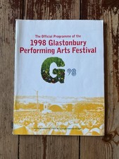 Glastonbury programme 1998 for sale  TWICKENHAM