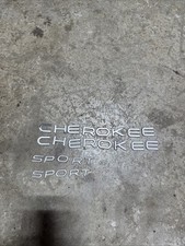 Jeep Cherokee XJ 97-01 OEM Cherokee Sport emblemas/conjunto de porta carta (PB00) comprar usado  Enviando para Brazil