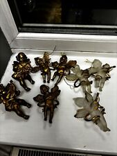 Vintage gold cherub for sale  ROTHERHAM