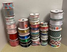 grande lote misto 45 rolos fita grosgrain cetim comprar usado  Enviando para Brazil