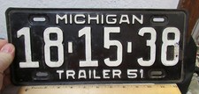 Michigan metal license for sale  Fairbanks
