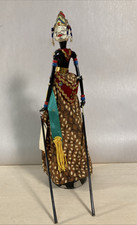 Marionete vintage Wayang Golek madeira Bali Indonésia vara asiática marionete comprar usado  Enviando para Brazil