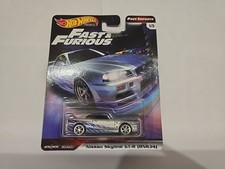 Hot Wheels Fast & Furious Nissan Skyline GT-R Real Riders 1/64 Diecast Novo comprar usado  Enviando para Brazil