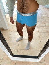 Boxer coton bleu d'occasion  Maubec