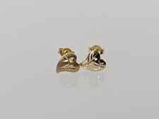 Brincos pequenos de ouro amarelo 14K com coração de criança pequena (AM1082450) comprar usado  Enviando para Brazil