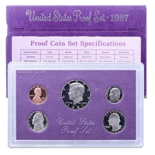 1987 proof set for sale  Athens