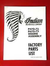 Indian engine parts for sale  Shelby