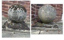 Pair reconstituted stone for sale  CHESTERFIELD