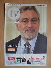 ROBERT DE NIRO on front cover Polish Magazine "TV DODATEK" 20/2017 na sprzedaż ROBERT DE NIRO on front cover Polish Magazine "TV DODATEK" 20/2017 na sprzedaż  PL