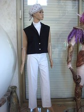 Veste lin noire d'occasion  Villeneuve-Loubet
