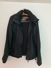 Superdry black jacket for sale  LONDON