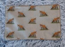 Cushion cover foxes for sale  Shipping to Ireland