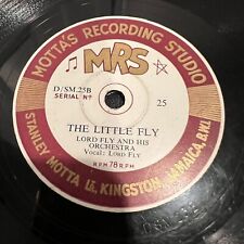 JAMAICAN CALYPSO 78 RPM Record LORD FLY MRS 25 Jamaica MOTTA RARE comprar usado  Enviando para Brazil