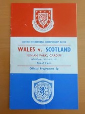 Wales scotland programme for sale  BOLTON