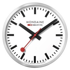 Relógio de parede Mondaine grande prata/branco 40 cm A995.CLOCK.16SBB comprar usado Relógio de parede Mondaine grande prata/branco 40 cm A995.CLOCK.16SBB comprar usado  Enviando para Brazil