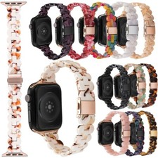 Usado, Pulseira de resina substituta para Apple Watch Series 7 6 5 4 3 2 1 38mm-45mm comprar usado  Enviando para Brazil
