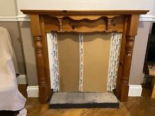 Wooden pine fire for sale  PORTHCAWL