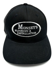 Boné preto MONSEYS FLOORING & INSTALL chapéu flexfit ajustado - tamanho P/M comprar usado  Enviando para Brazil