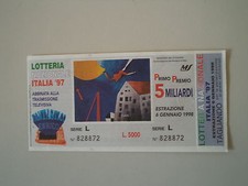 Biglietto della lotteria usato Biglietto della lotteria usato  Salerno